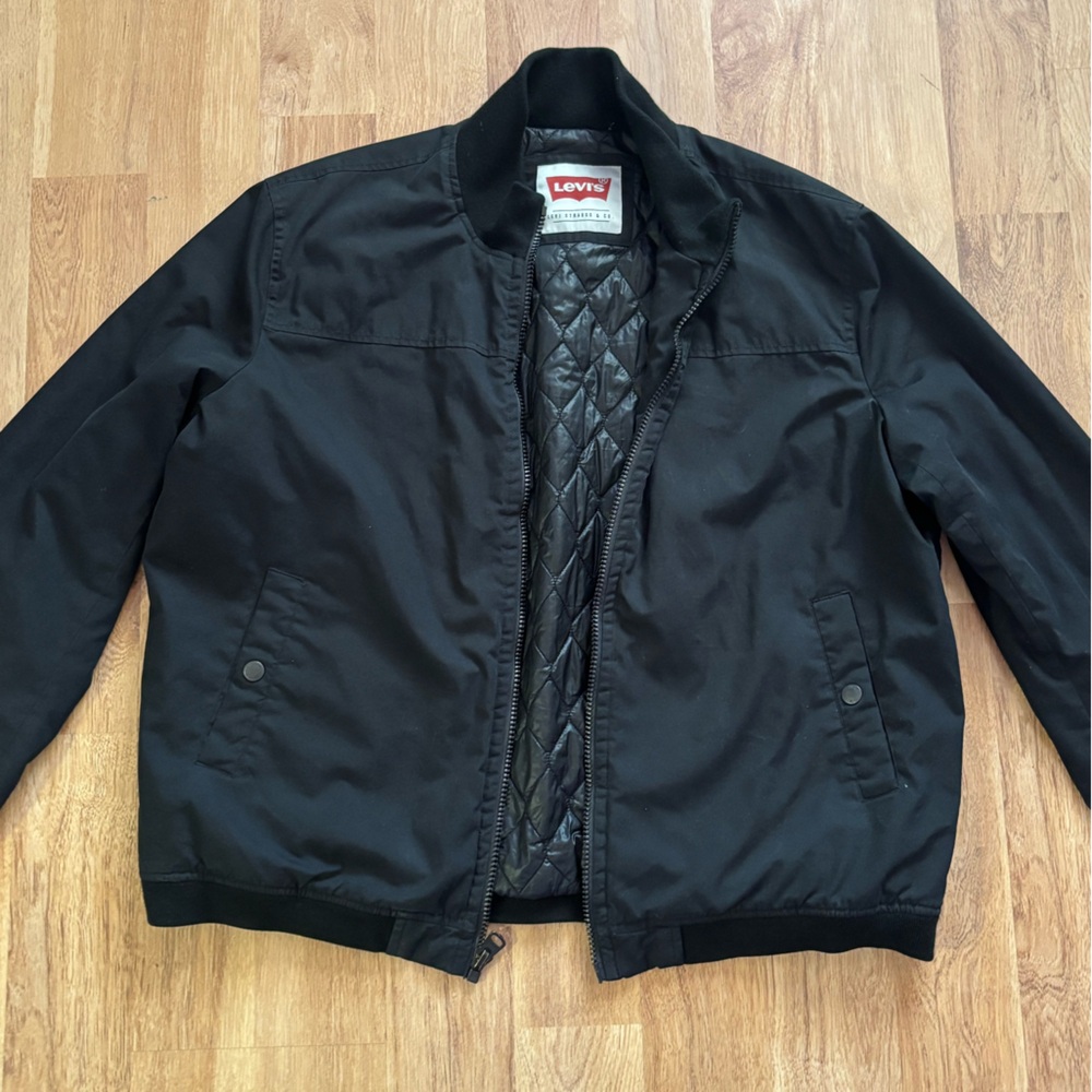 Levi's Black Quilted Jacket